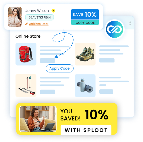 Save Instantly With Code From Your Favorite Influencer - Sploot